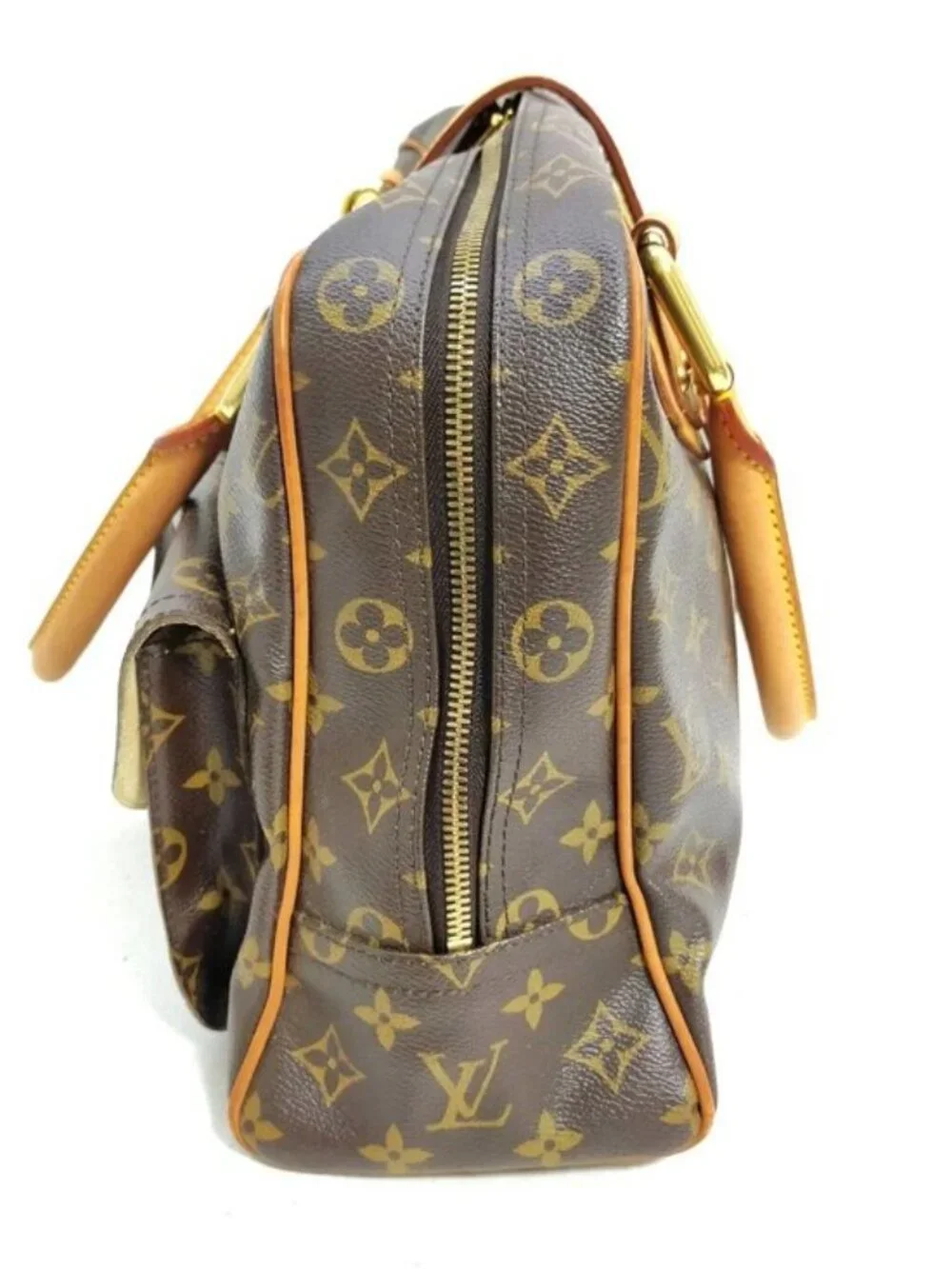 Authentic Louis Vuitton Manhattan GM Monogram Satchel Bag